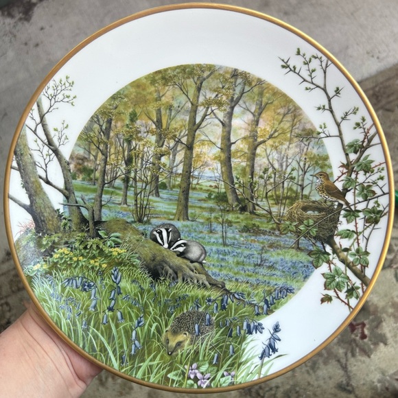 The Woodlands in April" by Peter Banett 1979 Limited Edition collectors plate - Picture 1 of 12